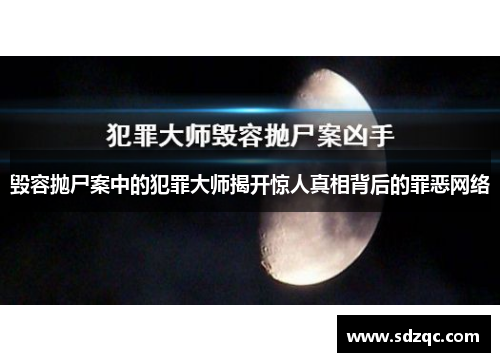 毁容抛尸案中的犯罪大师揭开惊人真相背后的罪恶网络