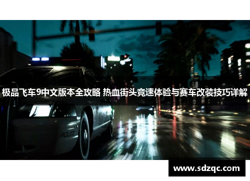 极品飞车9中文版本全攻略 热血街头竞速体验与赛车改装技巧详解